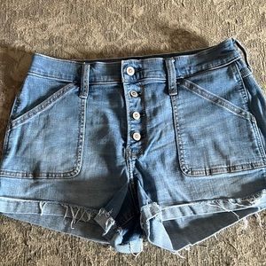 Hollister High Rise Short Short Denim